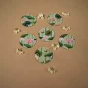 Green Ochard Coasters - Round